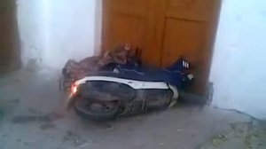 Врезался в стену на огромной скорости