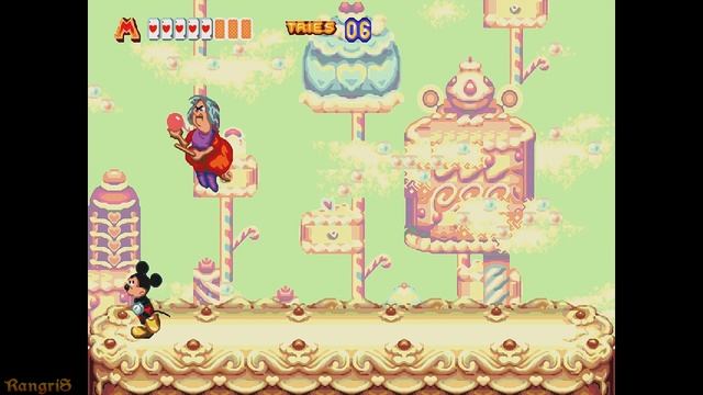 World of Illusion Starring Mickey Mouse and Donald Duck (Mega Drive) - All Bosses No Damage + Endin смотреть онлайн