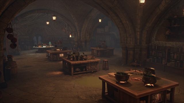 Hogwarts Potions Classroom Ambience смотреть онлайн