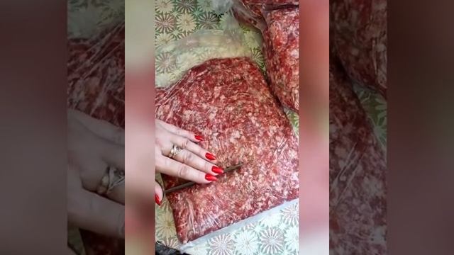 Как правильно хранить фарш ? #лайфхак