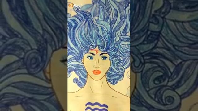 Рисую Водолея смотреть онлайн