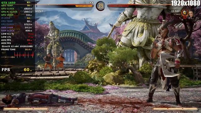 Mortal Kombat 1 - GTX 1660 - GTX 1650 - GTX 1050 Ti i7 3770 смотреть онлайн