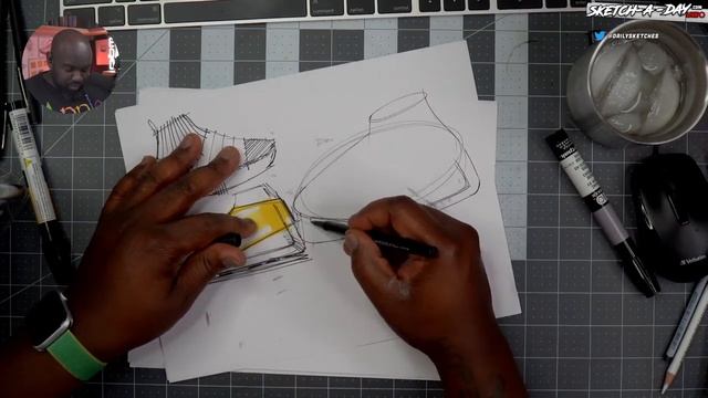 500 Sketch Challenge - Design & Illustration Sketch + Chat смотреть онлайн