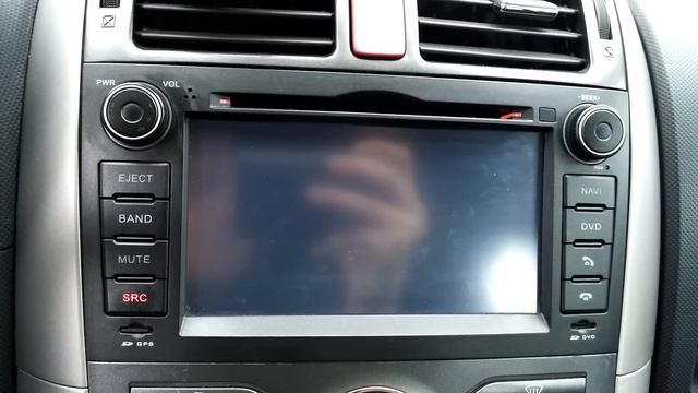 TOYOTA AURIS 2007 2 DIN RADIO NAVIGATION DVB-T USB MP3 CD DVD NAVIGON NAVIGATION