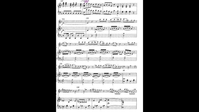 Ludwig August Lebrun - Oboe Concerto in D Minor, mvt 1 (piano accompaniment) смотреть онлайн