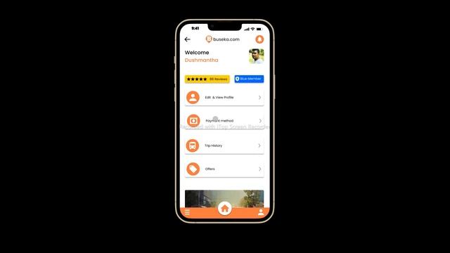 Mobile App Interface Design prototype in Figma for Bus booking IOS App смотреть онлайн