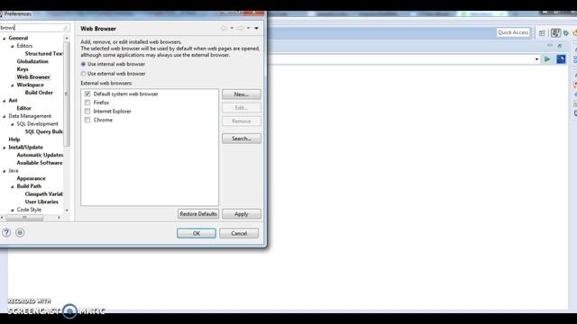 How to change browser preferences in eclipse? смотреть онлайн