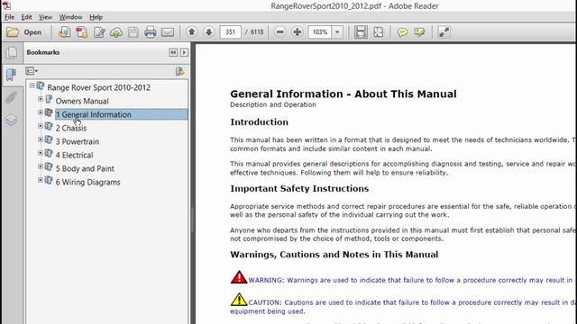 Technical Repair Manuals - Adobe Reader PDF Tutorial смотреть онлайн