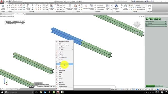 สอน Autodesk Autocad Advance Steel 2017 : 06 Split and Merge смотреть онлайн