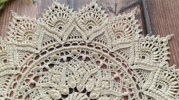 "Людмила", салфетка вязаная крючком.mp4