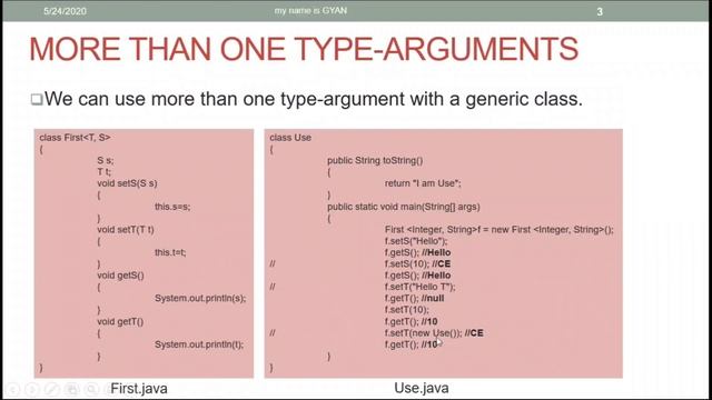 Generics in Java | #6 | Generic Classes With More Than One (Multiple) Type Parameters (Arguments) смотреть онлайн
