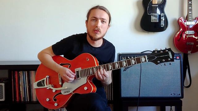 Gretsch Electromatic G5420T & Fender Tone Master Deluxe Reverb смотреть онлайн