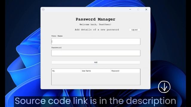 Password Management System | Simple Java Windows Application смотреть онлайн