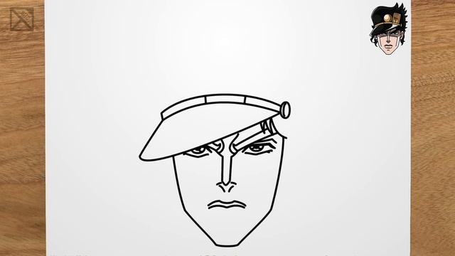 Как нарисовать Джотаро (Джоджо) смотреть онлайн