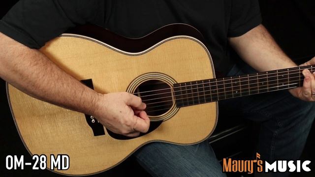 Martin Guitar Comparison | 00-28 Modern Deluxe VS OM-28 Modern Deluxe смотреть онлайн