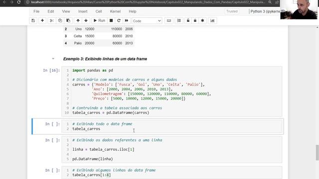 Exibindo e Alterando Dados em Um DataFrame no Python (CPyJN) смотреть онлайн