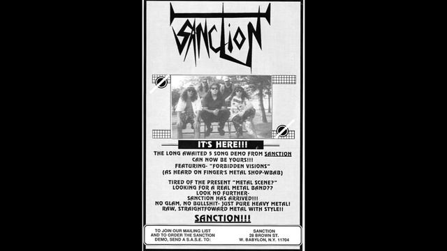 SANCTION Rare Classic US True Heavy Metal Private Press Demo From Long Island, NY Obscure Forgotten смотреть онлайн
