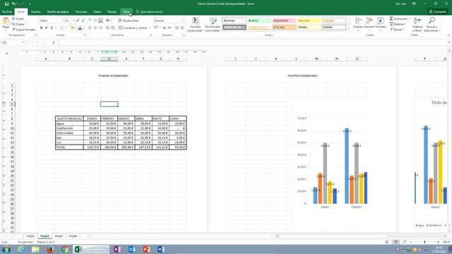 EXCEL 2016: Insertar un Encabezado en una Hoja de Excel. смотреть онлайн