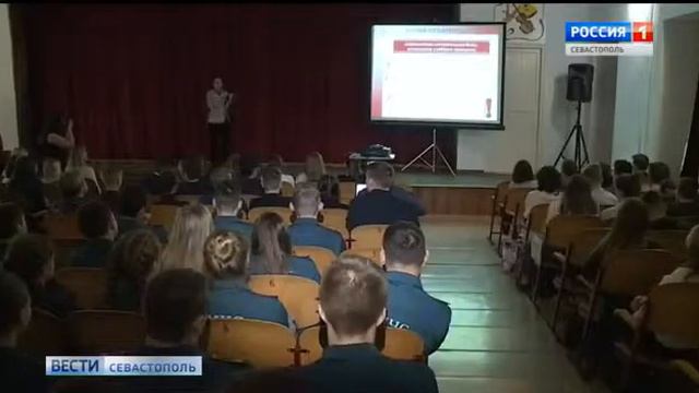 ВЕСТИ Севастополь Приезд ректора  Гришина В.И. и презентация _Капитаны России_