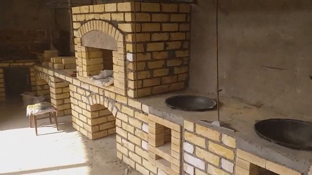 Outdoor kitchen, Kitchen in the yard // Летняя кухня во дворе. смотреть онлайн