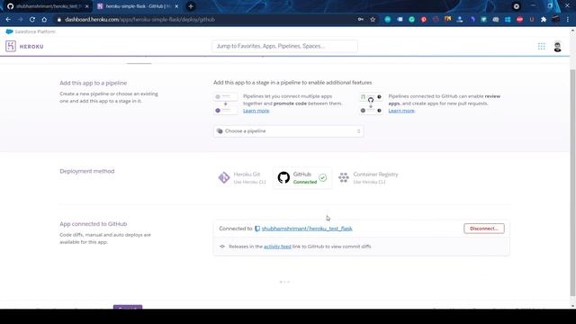 Deploying simple flask app on Heroku using GitHub смотреть онлайн
