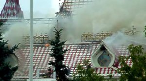 Пожар в кремле Измайлово