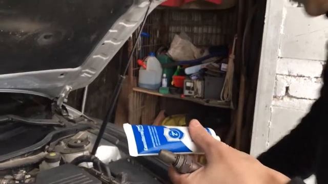 Замена датчика кислородной смеси на автомобиле с СМГ Синем смотреть онлайн
