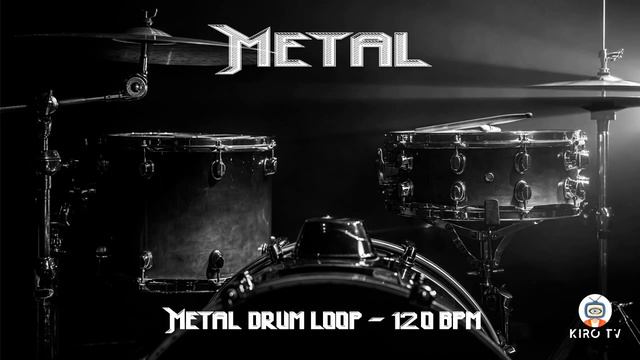 Metal drums loops - 120 BPM смотреть онлайн