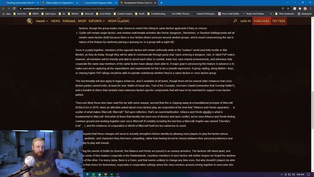 Cross Faction Groups coming to WoW in 9.2.5!!! смотреть онлайн