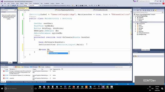 Xamarin Android Tutorial - Flags Quiz App смотреть онлайн