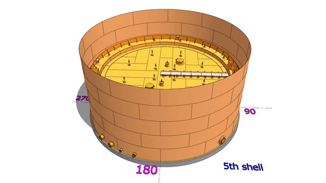 API 650. Floating roof storage tank installation sequence. Sketchup modelling- 4 смотреть онлайн