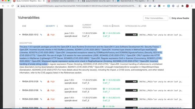 RedHat OpenShift container security Operator Demo смотреть онлайн
