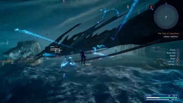 FINAL FANTASY XV - Leviathan vs. Noctis's Armiger Arsenal смотреть онлайн