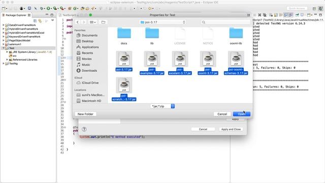 create TestNG project and adding selenium jar, apache poi jar &TestNg jar смотреть онлайн