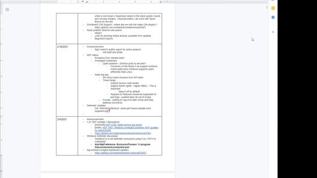 Kubernetes SIG Windows 20210216 смотреть онлайн