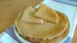 Постный Блины на минералке Вкусно и Просто