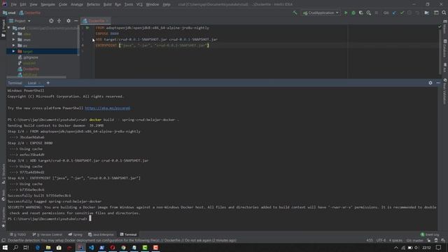 Create Spring Boot Running On Docker смотреть онлайн