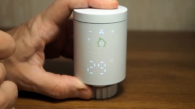 Zigbee термоголовка Moes HY369RT для Tuya Smart - обзор возможностей, интеграция в Home Assistant смотреть онлайн