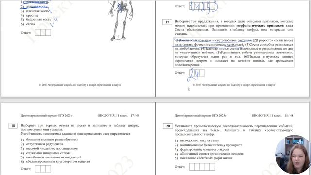 РАЗБОР ДЕМОВЕРСИИ ЕГЭ ПО БИОЛОГИИ 2023 смотреть онлайн