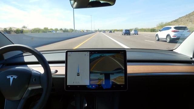 Tesla Full Self Driving Demo & Walkthrough смотреть онлайн