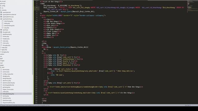 Bài 45 : PHP CSS Mysqli | Lịch sử đơn hàng смотреть онлайн