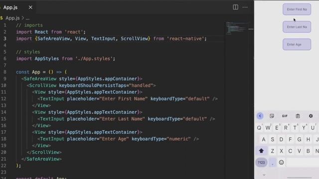 Title: Dismiss Keyboard - React Native смотреть онлайн