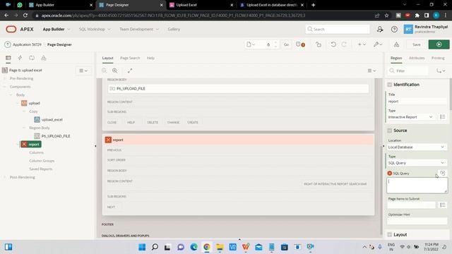 Oracle APEX Upload Excel Data into Table or Collection in an Easy way without a Data loading featur смотреть онлайн