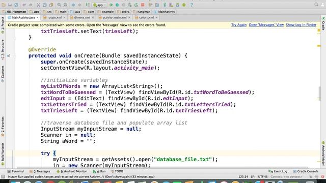 Java - Rotate Animation | Hangman Android App смотреть онлайн