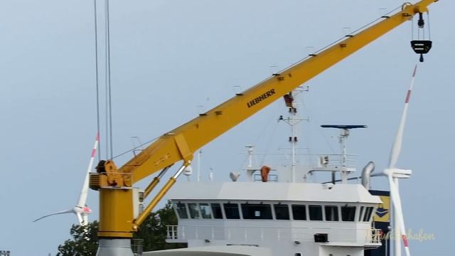 geared seaship BANDURA 2 cranes PCEE IMO 9526071 Emden windcraft blades смотреть онлайн