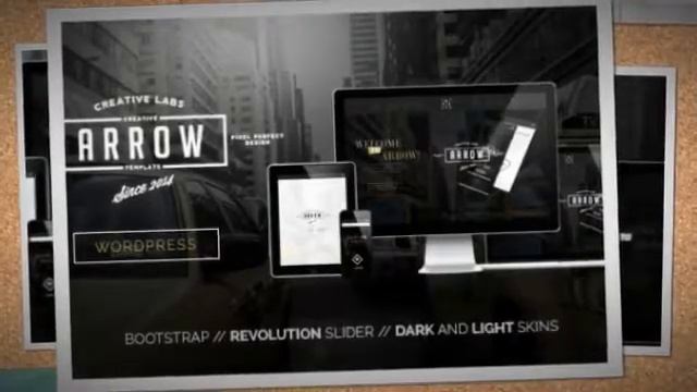 Arrow - Creative One Page WordPress Theme + Download смотреть онлайн