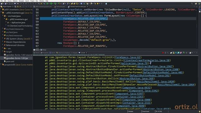 Java Curso: 94 Visualización de un Formulario de Ingreso de Datos dentro de la Ventana Principal смотреть онлайн