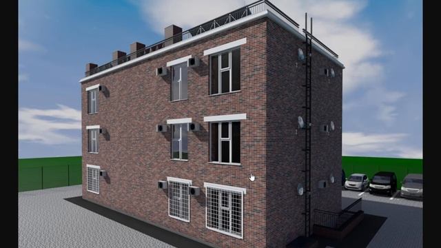 Трехэтажный дом на 9 квартир (Часть 2) смотреть онлайн