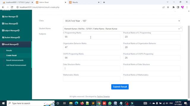 Result management system with marksheet in PHP website | PHP web software | Student Marksheet смотреть онлайн