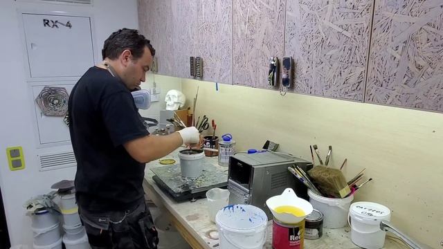 Отделка, покраска алюминиевой фермы. смотреть онлайн